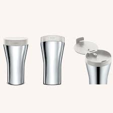 ALESSI CAFFA TRAVEL MUG WHITE