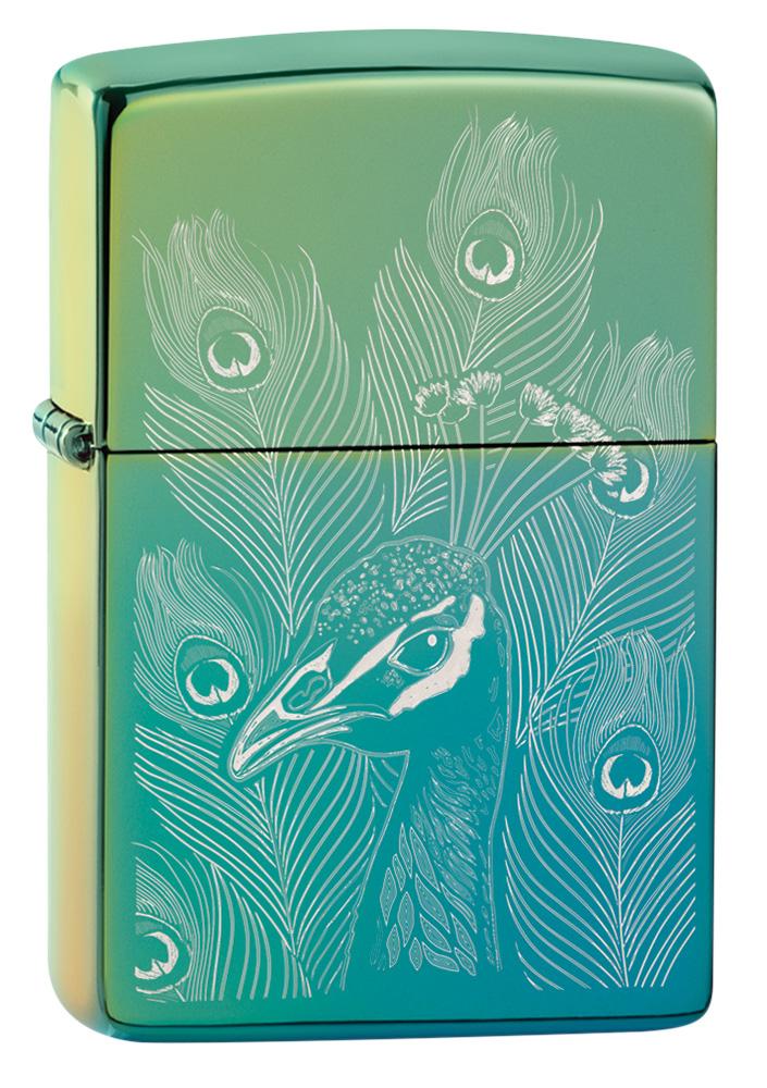 Zippo Hp Teal Peacock