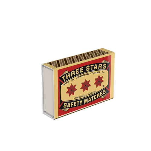 THREE STAR MATCHES PACKET