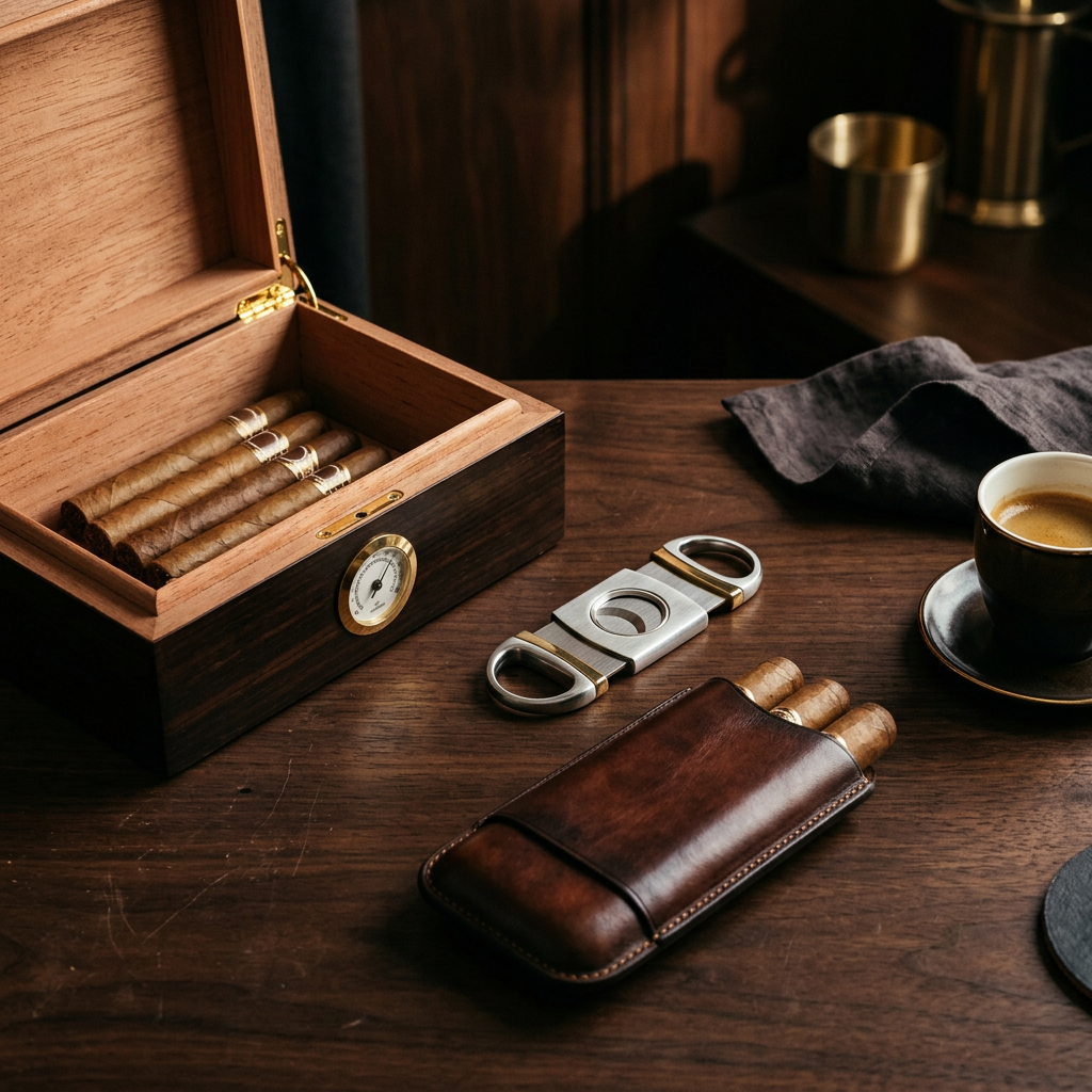 Cigar accessories collection cover