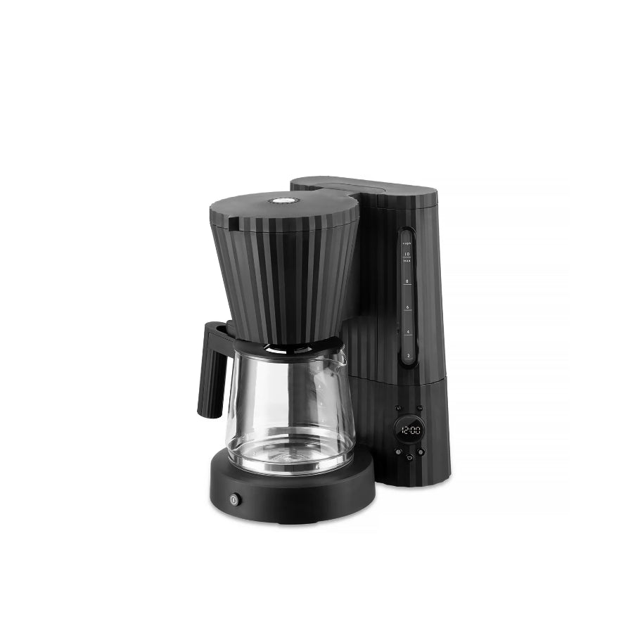 ALESSI PLISSE FILTER COFFEE MACHINE BLACK