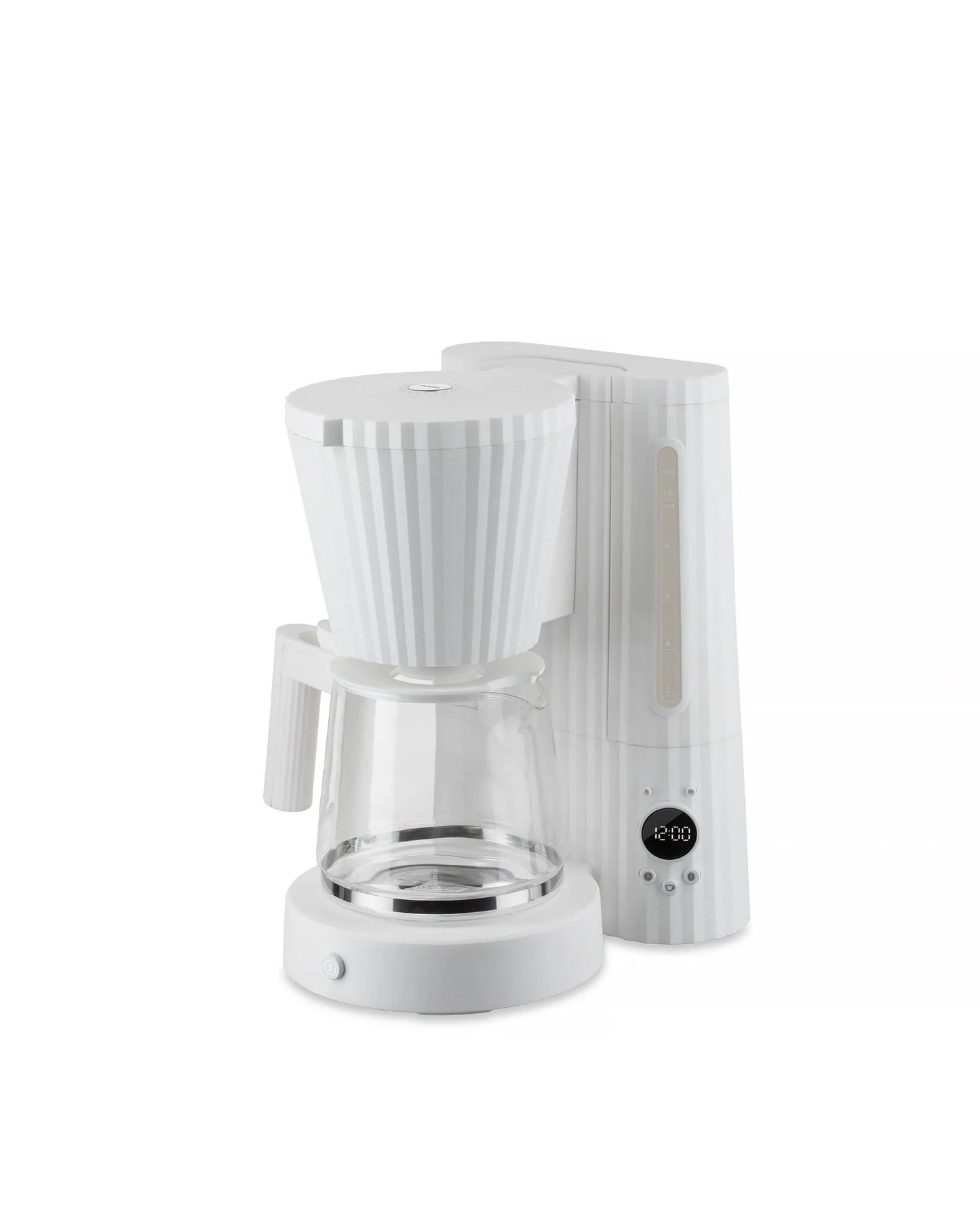 ALESSI PLISSE FILTER COFFEE MACHINE WHITE