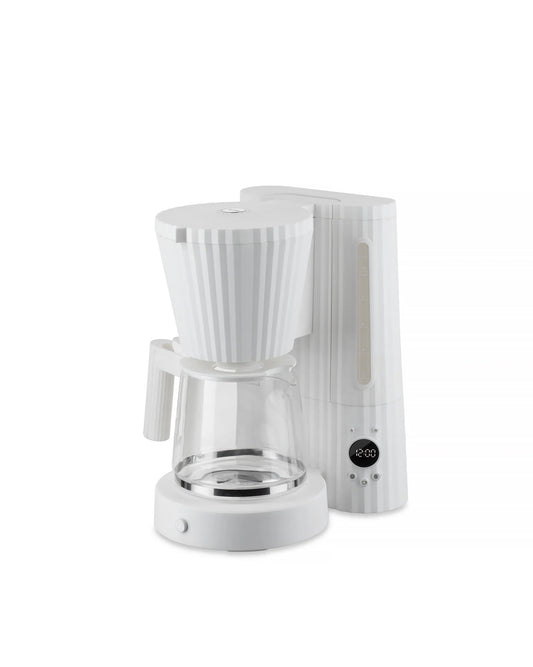 ALESSI PLISSE FILTER COFFEE MACHINE WHITE