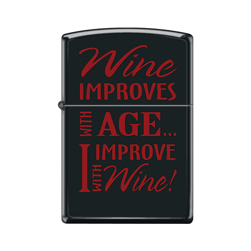 Zippo Wine Improves With Age